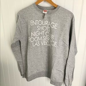 Entourage Las Vegas Grey Sweatshirt Size Large NWT